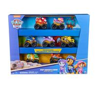 PAW PATROL: Rescue Wheels 7-Piece Pup Squad Racers Gift Set with Exclusive Roxi Toy for Boys and Girls 3 Years Old