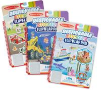 Paw Patrol Reusable Sticker Book Bundle Melissa & Doug 3 Pack Flip Flap Pad 3+