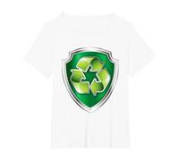 Paw Patrol Rocky Badge T-Shirt, Women's Plus, White, 2X