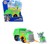 Paw Patrol, Rocky’s Recycling Lorry, Toy Vehicle with Collectible Action Figure, Sustainably Minded Kids’ Toys for Boys & Girls Aged 3 and Up