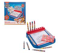 Paw Patrol Roll & Go Colouring Mat | Portable Art Station with Crayons, Felt Tips, Stickers & Roll-Up Paper | Travel-Friendly, Screen-Free Creative Toy for Kids Ages 3+