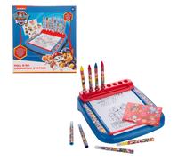 Paw Patrol Roll & Go Colouring Mat | Portable Art Station with Crayons, Felt Tips, Stickers & Roll-Up Paper | Travel-Friendly, Screen-Free Creative Toy for Kids Ages 3+