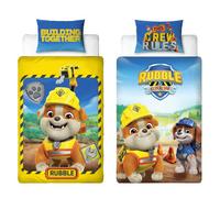 Paw Patrol Rubble And Crew Single Duvet Cover