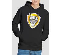 Paw Patrol Rubble Badge Hoddie, Black Black XXL