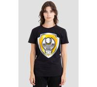 Paw Patrol Rubble Badge T-Shirt, Black Black XXL