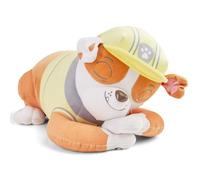 Paw Patrol Rubble Calm Cuddly Plush Toy - 48cm Sleepy Weighted Pup Character for Bedtime Calming & Snuggles - Hand-Washable Official Licensed Paw Patrol Soft Toys for Boys and Girls Aged 3+