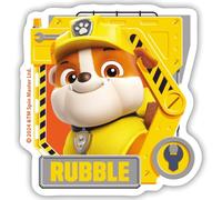 Paw Patrol Rubble Character Design Sticker Size S (10 x 10 cm)