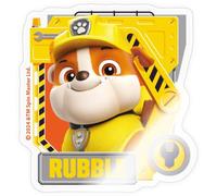 Paw Patrol Rubble Character Design Sticker Size S (10 x 10 cm)