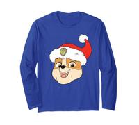 PAW Patrol Rubble Christmas Santa Hat Long Sleeve T-Shirt
