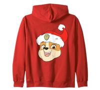 PAW Patrol Rubble Christmas Santa Hat Zip Hoodie