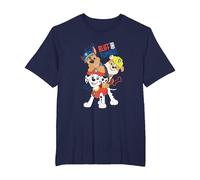 Paw Patrol Ruff and Tumble Stack Pup Playtime T-Shirt, Men's Big and Tall, Navy Blue, 3X Tall