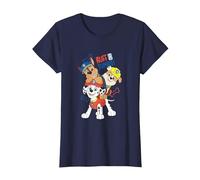 Paw Patrol Ruff and Tumble Stack Pup Playtime T-Shirt, Women, Navy Blue, X-Small