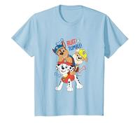 Paw Patrol Ruff and Tumble Stack Pup Playtime T-Shirt, Youth, Baby Blue, X-Small