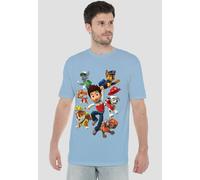 Paw Patrol Ryder'S Pups Unisex T-Shirt, Light Blue | Size: Medium Paw Patrol Light Blue M