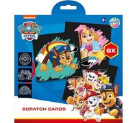 Paw Patrol Scratch Cards for Children, Ages 3+, Pack of 6