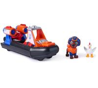 Paw Patrol: Search and Rescue, Zuma Rescue Hovercraft Water Vehicle with 2 Figures, Toy Boat with Pull-Back Action, Kids Toys for Boys and Girls Ages 3+.