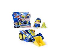Paw Patrol: Search & Rescue, Rubble Rescue Bulldozer Vehicle with 2 Figures, Police Car Toy with Pull-Back Action, Kids Toys for Boys and Girls Ages 3+