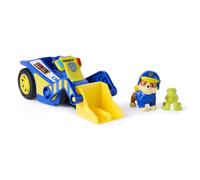 Paw Patrol: Search & Rescue, Rubble Rescue Bulldozer Vehicle with 2 Figures, Police Car Toy with Pull-Back Action, Kids Toys for Boys and Girls Ages 3+