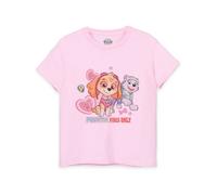 Paw Patrol Short Sleeved T-Shirt | Girls Pink | Official Merch