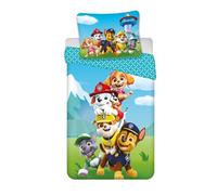 Paw Patrol Single Bedding Set, 100% Cotton, Reversible Duvet Cover 140 x 200 cm + Pillowcase 65 x 65 cm