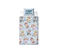 Paw Patrol Sketchy Stripe Single Duvet Cover and Pillowcase Set