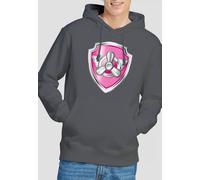 Paw Patrol Skye Badge Hoddie, Charcoal Paw Patrol Charcoal XXL