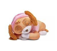 Paw Patrol Skye Calm Cuddly Plush Toy - 48cm Sleepy Weighted Pup Character for Bedtime Calming & Snuggles - Hand-Washable Official Licensed Paw Patrol Soft Toys for Boys and Girls Aged 3+