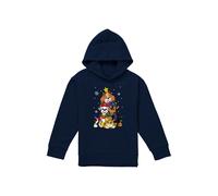 Paw Patrol Skye Chase Christmas Tree Youth Kids Pull-Over Hoodie, Navy Paw Patrol Navy 12-13 Years