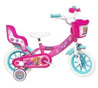 Paw Patrol Skye & Everest Girls Bike, 12 Inch Wheels, Steel Frame, Front Basket, with Training Wheels, Ages 3-5