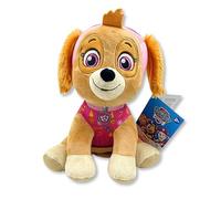 Paw Patrol Skye Plush Toy - Medium Sitting Plush with Printed Seasonal Jumper, 25x22x13cm - Ideal for Fans of Paw Patrol, for Kids