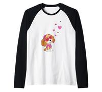 Paw Patrol Skye with Heart Eyes Raglan Baseball Tee