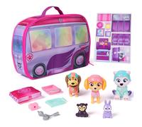 Paw Patrol Skye's World Pupcation Rescue Set with Skye Everest & Liberty Bobble Head Toy Figures & RV Camper Kids Toys for Boys & Girls Ages 3 & Up
