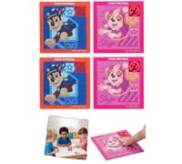 Paw Patrol Sliding Puzzle 4Pcs Chase & Skye 6.5cm Kids Rotating Logic Puzzle Travel Brain Teaser Educational Handheld Toy Fine Motor Skills Party Bag Fillers Gift