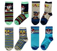 Paw Patrol Socks Boys Girls Kids - Pack of 4 (12.5-3.5, Design 2)