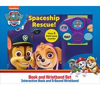 PAW Patrol - Spaceship Rescue! Interactive Book and 5-Sound Wristband Set - PI Kids