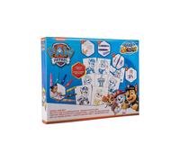 Paw Patrol Spray Pen Set, 13 Pieces Art Craft Kit for Kids, Includes 7 Spray Pens & 6 Templates for Creative Drawing, Color Mixing, Age 4+ Years