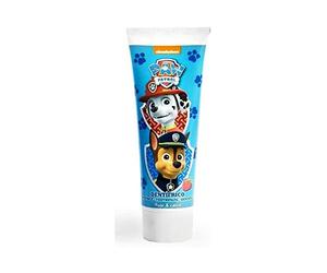 Paw Patrol Strawberry Flavored Dental Magic Toothpaste for Kids, Enriched with Fluoride & Calcium for Gum and Cavity Protection by Lorenay, 75ml