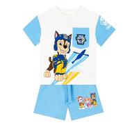 Paw Patrol T Shirt And Shorts | Chase Boys Tshirt And Boys Shorts | Chase Cotton Outfit Set | Blue 4-5 Years