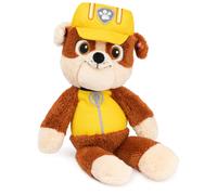 GUND PAW Patrol Official Rubble Take-Along Buddy Plush Toy, Premium Stuffed Animal for Ages 1 and Up, Yellow/Brown, 33.02cm