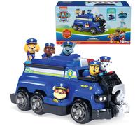Paw Patrol Team Cruiser, Large Scale Vehicle with Exclusive Chase, Marshall, Skye, Rubble, Rocky & Zuma Action Figures, Toys for Boys & Girls Ages 3+