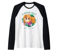 Paw Patrol: The Dino Movie A-Roar-Able Skye Tropical Raglan Baseball Tee
