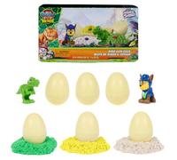 PAW Patrol The Dino Movie Dino Gem Eggs 6-Pack Collectible Toys | 6-Pack Dino Eggs, 12oz Kinetic Sand, Hidden Surprise Gems, Chase & Dino Figures, Kids Toys for Boys & Girls Ages 3+