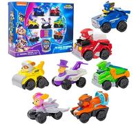 Paw Patrol: The Mighty Movie, 7-Piece Mighty Pups Pup Squad Racers Set with Exclusive Mayor Humdinger Toy Car, Kids’ Toys for Boys and Girls 3+