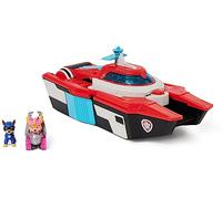 PAW PATROL: The Mighty Movie Film, Pup Squad Mini Marine Headquarters Playset with Skye Toy Car and Chase Toy Figure, Toy Suitable for Children from 3 Years