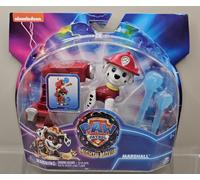 Paw Patrol The Mighty Movie Toy Figure with Attachable Backpack and 2 Bullets, Different Characters, Toy Suitable for Children from 3 Years