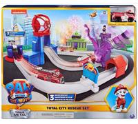 PAW PATROL The MOVIE TOTAL CITY RESCUE PLAYSET Race Track + Marshall Fire Truck