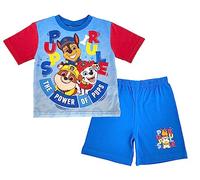 Paw Patrol The Power of Pups Children's Shortie Summer Pyjamas, Blue, Age 2-3 Years