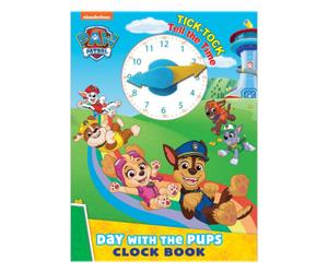PAW Patrol Tick-Tock Day with the Pups Clock Activity Book