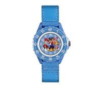 Paw Patrol Time Teacher Dial Quartz Watch with Velcro Strap for Kids