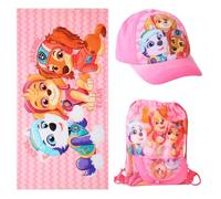 Paw Patrol towel + bag + cap set